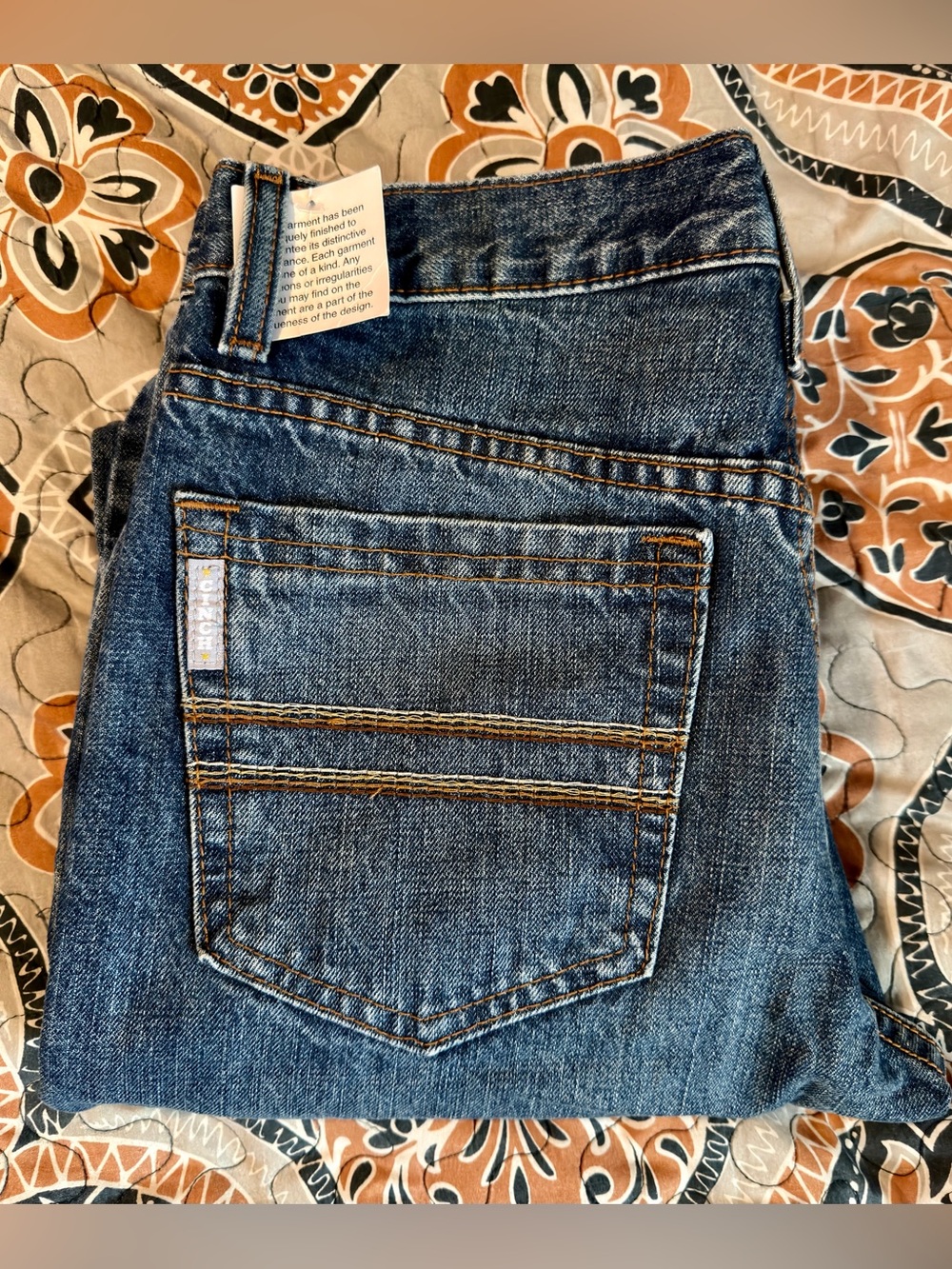 NWT mens CINCH jeans silver label,slim fit, SIZE 38x36